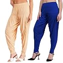 Buy That Trendz Patiala Salwar for Women Relaxed Fit Viscose Patiyala Salwar Harem Bottom Pants