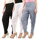 Buy That Trendz Patiala Salwar for Women Relaxed Fit Viscose Patiyala Salwar Harem Bottom Pants