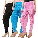 Buy That Trendz Patiala Salwar for Women Relaxed Fit Viscose Patiyala Salwar Harem Bottom Pants