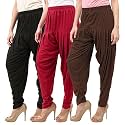 Buy That Trendz Patiala Salwar for Women Relaxed Fit Viscose Patiyala Salwar Harem Bottom Pants