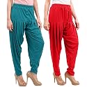 Buy That Trendz Patiala Salwar for Women Relaxed Fit Viscose Patiyala Salwar Harem Bottom Pants