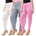 Buy That Trendz Patiala Salwar for Women Relaxed Fit Viscose Patiyala Salwar Harem Bottom Pants