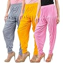 Buy That Trendz Patiala Salwar for Women Relaxed Fit Viscose Patiyala Salwar Harem Bottom Pants