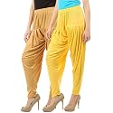 Buy That Trendz Patiala Salwar for Women Relaxed Fit Viscose Patiyala Salwar Harem Bottom Pants