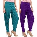 Buy That Trendz Patiala Salwar for Women Relaxed Fit Viscose Patiyala Salwar Harem Bottom Pants