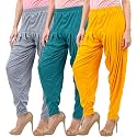 Buy That Trendz Patiala Salwar for Women Relaxed Fit Viscose Patiyala Salwar Harem Bottom Pants