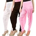 Buy That Trendz Patiala Salwar for Women Relaxed Fit Viscose Patiyala Salwar Harem Bottom Pants