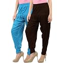 Buy That Trendz Patiala Salwar for Women Relaxed Fit Viscose Patiyala Salwar Harem Bottom Pants