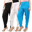 Buy That Trendz Patiala Salwar for Women Relaxed Fit Viscose Patiyala Salwar Harem Bottom Pants