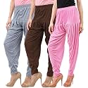 Buy That Trendz Patiala Salwar for Women Relaxed Fit Viscose Patiyala Salwar Harem Bottom Pants