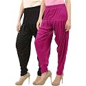 Buy That Trendz Patiala Salwar for Women Relaxed Fit Viscose Patiyala Salwar Harem Bottom Pants