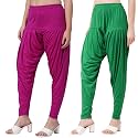 Buy That Trendz Patiala Salwar for Women Relaxed Fit Viscose Patiyala Salwar Harem Bottom Pants