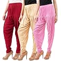 Buy That Trendz Patiala Salwar for Women Relaxed Fit Viscose Patiyala Salwar Harem Bottom Pants