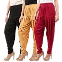 Buy That Trendz Patiala Salwar for Women Relaxed Fit Viscose Patiyala Salwar Harem Bottom Pants