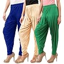 Buy That Trendz Patiala Salwar for Women Relaxed Fit Viscose Patiyala Salwar Harem Bottom Pants