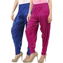 Buy That Trendz Patiala Salwar for Women Relaxed Fit Viscose Patiyala Salwar Harem Bottom Pants