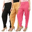 Buy That Trendz Patiala Salwar for Women Relaxed Fit Viscose Patiyala Salwar Harem Bottom Pants