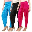 Buy That Trendz Patiala Salwar for Women Relaxed Fit Viscose Patiyala Salwar Harem Bottom Pants