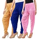 Buy That Trendz Patiala Salwar for Women Relaxed Fit Viscose Patiyala Salwar Harem Bottom Pants