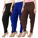 Buy That Trendz Patiala Salwar for Women Relaxed Fit Viscose Patiyala Salwar Harem Bottom Pants