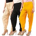 Buy That Trendz Patiala Salwar for Women Relaxed Fit Viscose Patiyala Salwar Harem Bottom Pants