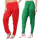 Buy That Trendz Patiala Salwar for Women Relaxed Fit Viscose Patiyala Salwar Harem Bottom Pants