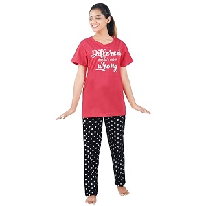 Buy That Trendz Womens Navy Cotton Printed