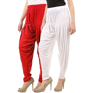 buy that trendz womens viscose dhoti patiyala salwar harem bottoms pants