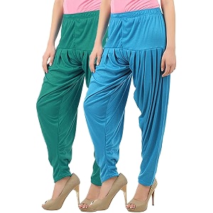 buy that trendz patiala salwar for women relaxed fit viscose patiyala salwar harem bottom pants