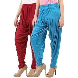 buy that trendz viscose womens dhoti salwar harem patiala bottoms pants