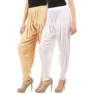 buy that trendz womens viscose dhoti patiyala salwar harem bottoms pants