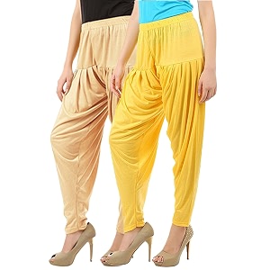 buy that trendz womens patiala pants cotton viscose patiyala salwar harem bottoms pants