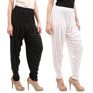 buy that trendz patiala pant for women viscose relaxed fit dhoti patiyala salwar harem style bottom pants