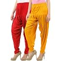 Buy That Trendz Women's Cotton Viscose Relaxed Dhoti Pants (Mango Yellow