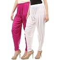 Buy That Trendz Women's Relaxed Fit Viscose Dhoti Patiyala Salwar Harem Bottom Pants