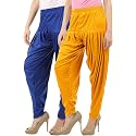Buy That Trendz Patiyala Pants for Women 2 Combo Viscose Patiyala Salwar Harem Bottoms Pants Pack of 2