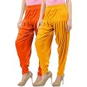 Buy That Trendz Patiala Salwar for Womens Patiala Pants Bottoms Viscose Dhoti Pack of 2