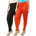 Buy That Trendz Women's Cotton Viscose Relaxed Dhoti Pants (Black