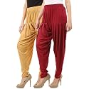 Buy That Trendz Womens Viscose Dhoti Patiyala Salwar Harem Bottoms Pants