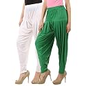 Buy That Trendz Women's Relaxed Fit Viscose Dhoti Patiyala Salwar Harem Bottom Pants