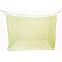 Buyagian Mosquito Net for Peaceful Sleep | Strong Mesh Heera Fabric | Natural Insect Barrier for Indoor Use | Comfortable Setup for Home and Travel Use, Ivory, 7x5FT