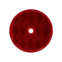 Buyers Products 5623316 Red Round DOT Bolt-On Reflector, 3.2 Inch
