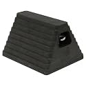 Buyers Products WC6810L Heavy Duty Rubber Wheel Chock, 10x8x6 Inch