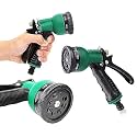 BUYERZONE 7 in 1 Pattern Water Spray Gun High-Pressure Set for Irrigation/Floor cleaning/Pet wash/Plant watering/Car-Bike wash Portable Power Sprayer Garden Hose Nozzle Pipe Connector