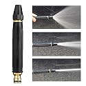 BUYERZONE High Pressure Water Spray Nozzle for Car,Bike,Gardenening,Plants|Car Washer &amp; Water Hose Nozzle Pipe Connector Outdoor, Dust Removal Jet Sprayer, Pen Hose Nozzle for Pressure Washer Booster