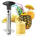 Pineapple Corer, [Upgraded, Reinforced, Thicker Blade] Newness Premium Pineapple Corer Remover, Stainless Steel Pineapple Core Remover Tool for Home & Kitchen with Sharp Blade for Diced Fruit Rings