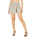 Buynewtrend Cotton Blend Mini Women Versatile Skorts