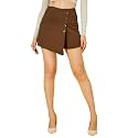 Buynewtrend Cotton Blend Mini Women Versatile Skorts