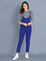 BuyNewTrend Women Blue Dungaree