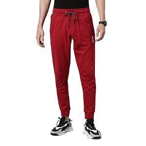 BUZZ Standard Men Athleisure Slim Fit Solid